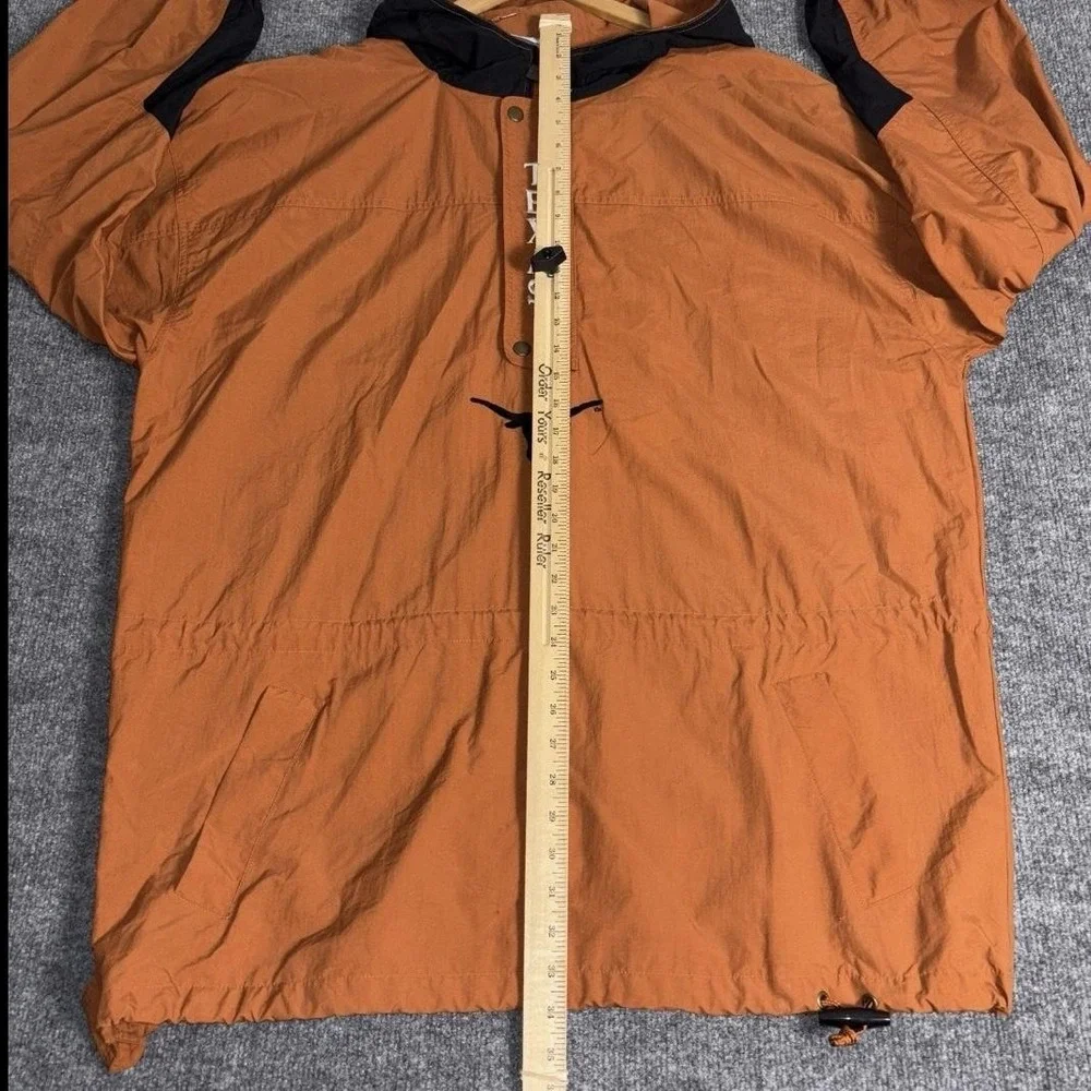 Texas‎ Longhorns Jacket Mens XL Orange NCAA Football Pullover Windbreaker Anorak